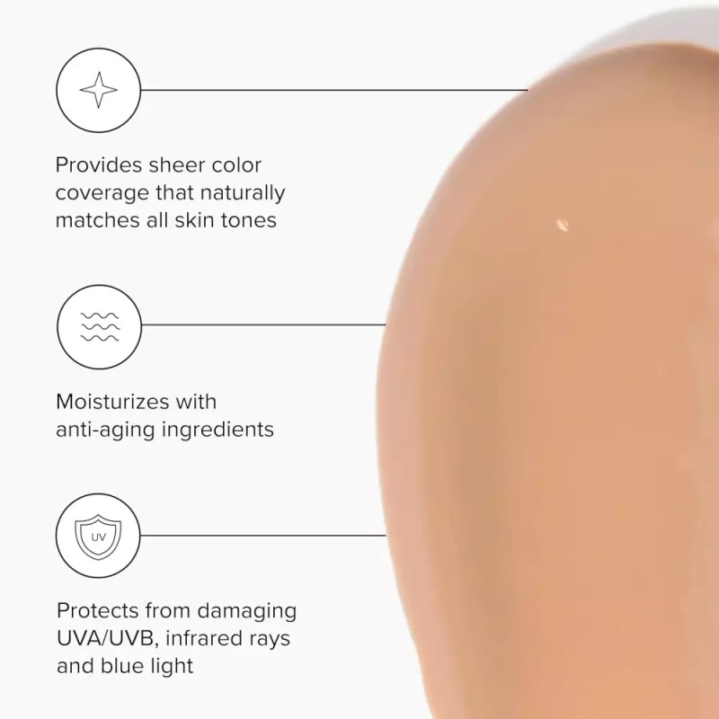 DRMTLGY 안티에이징 틴티드 모이스처라이저 SPF 46 ？ 시어 페이스 자외선
