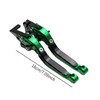 Qianly Sleek Motorcycle Lever Set for Pulsar 200 RS, Green