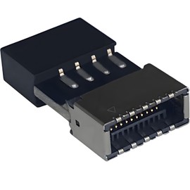 Bejavr USB 2.0 to USB 3.2 Gen 1 Header Adapter Front Panel Connector Motherboard 9Pin to Type-E/USB C