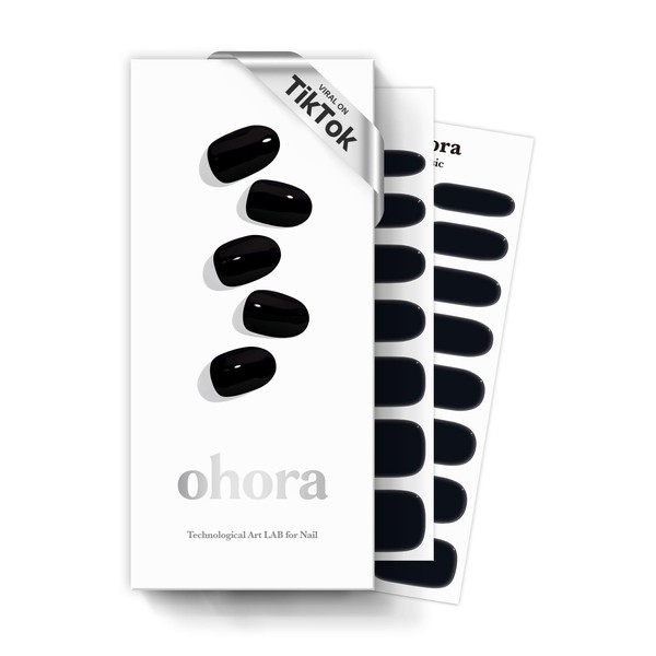 ohora ohora Semi Cured Gel Nail Strips (N Onyx) -