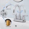 VXV Bathroom Faucet 4 Inch 2 Handle Centerset Sink Faucet
