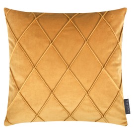 Magma-Heimtex Nobless Velvet Cushion Cover Set of 2 Wonderfully Soft and Breathable Made in Germany (approx. 50 x 50 cm, Gold)