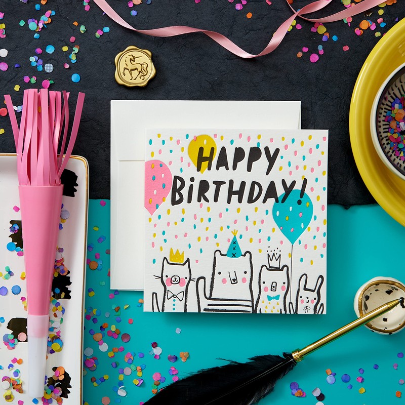 NIQUEA.D, Birthday Confetti Birthday Card