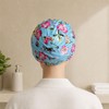 Pleated Fabric Swimming Cap for Women, Loose Fit Swim Hat