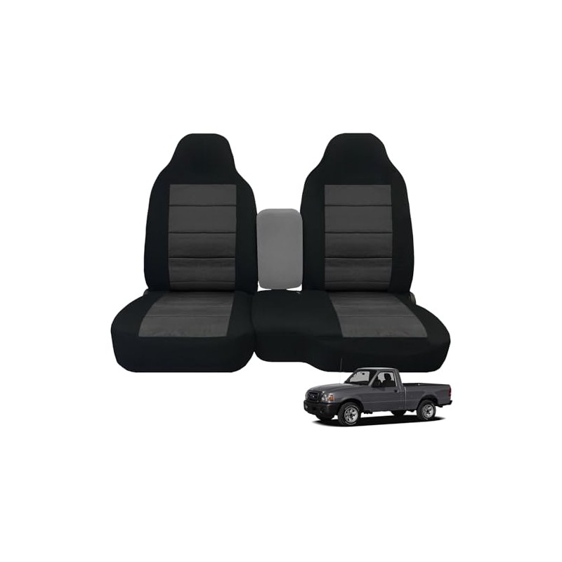 SAPUBK Custom-Fit Front Seat Covers Without Console Replace for 2004-2012