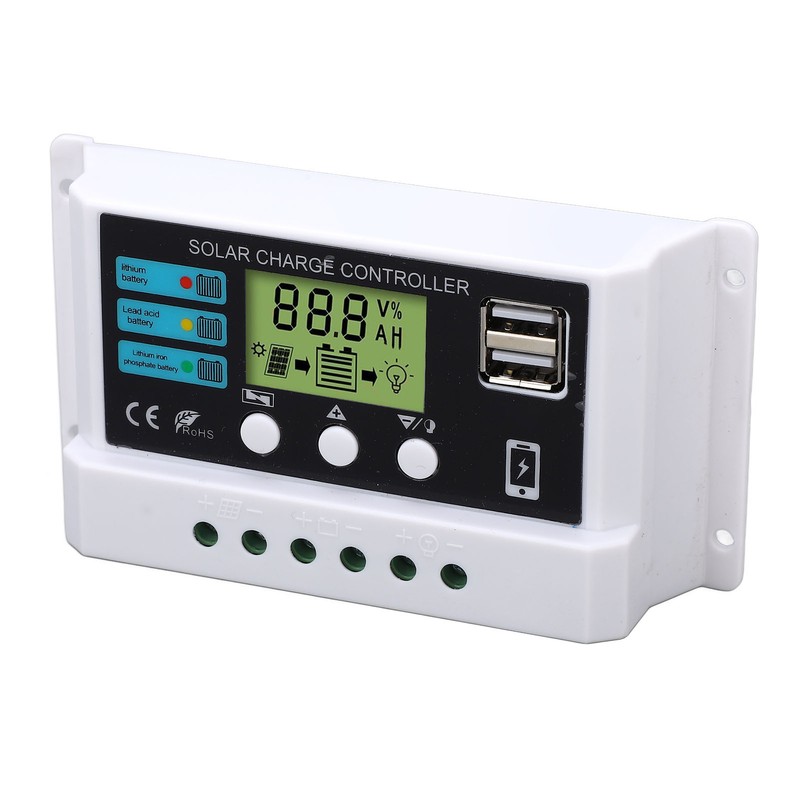 Solar Controller Industrial Chip LCD Display Overload Protection Solar Regulator