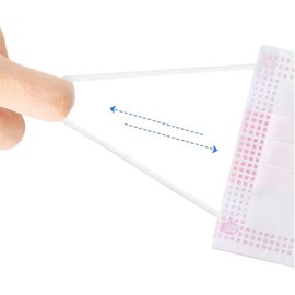 iCOOLIO Mouth and Nose Protection, Disposable Face Masks, Pack of 50, Pink
