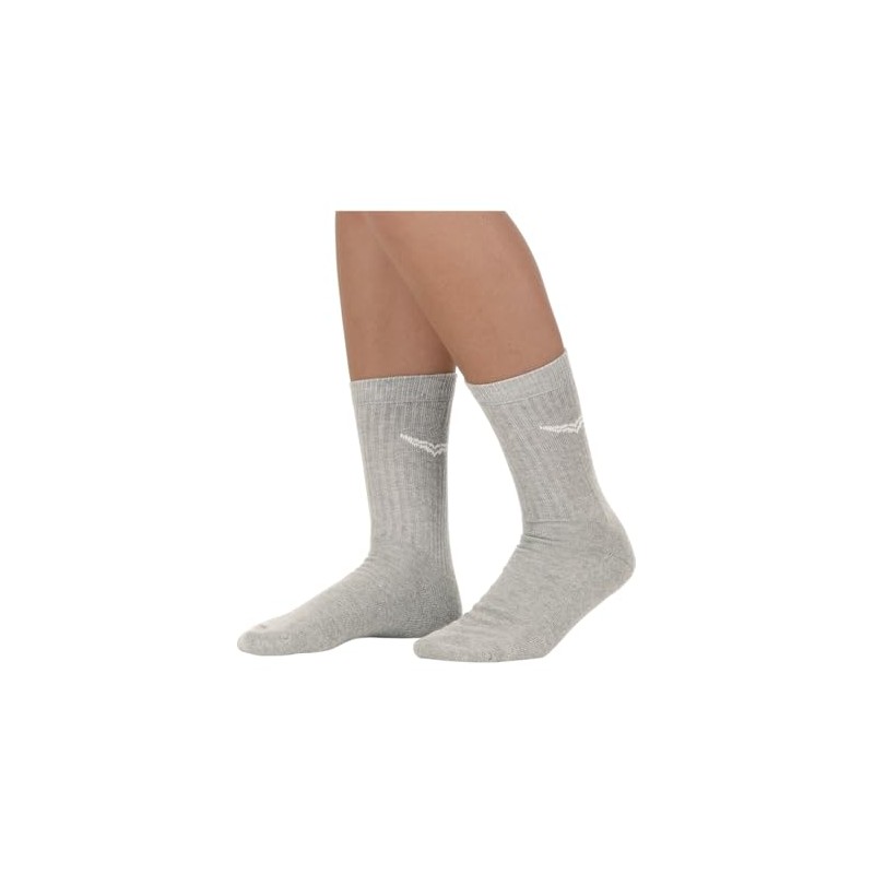 Trigema Men's Athletic Socks (Pack of 2)Grey Grau (hellgrau-melange 110)
