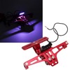 Motorcycle License Plate Mount Adjustable License Plate Holder with Taillight