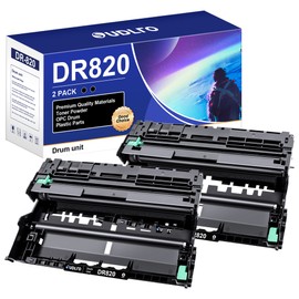 DR820 Drum Unit Brother DR820 Replacement for Brother Drum DR820 DR-820 to Compatible with HL-L6200DW MFC-L5850DW HLL6200DW MFC-L5900DW MFC-L5700DW HL-L5200DW MFC-L6800DW (2 Black, Not Toner)