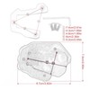 Motorcycle Kickstand Extension Stand Support Plate Aluminium Alloy Replacement for