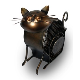 Bouncy Bobble Head Cat Wine Cork Holder