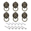 sourcing map Pack of 6 Lion Drawer Pulls 1.57 x