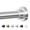 Mcrbeay Shower Curtain Rod, 1" Diameter Heavy Duty Tension Shower