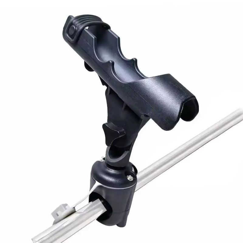 360° Adjustable Kayak Fishing Rod Holder with Flat, Rail, Round