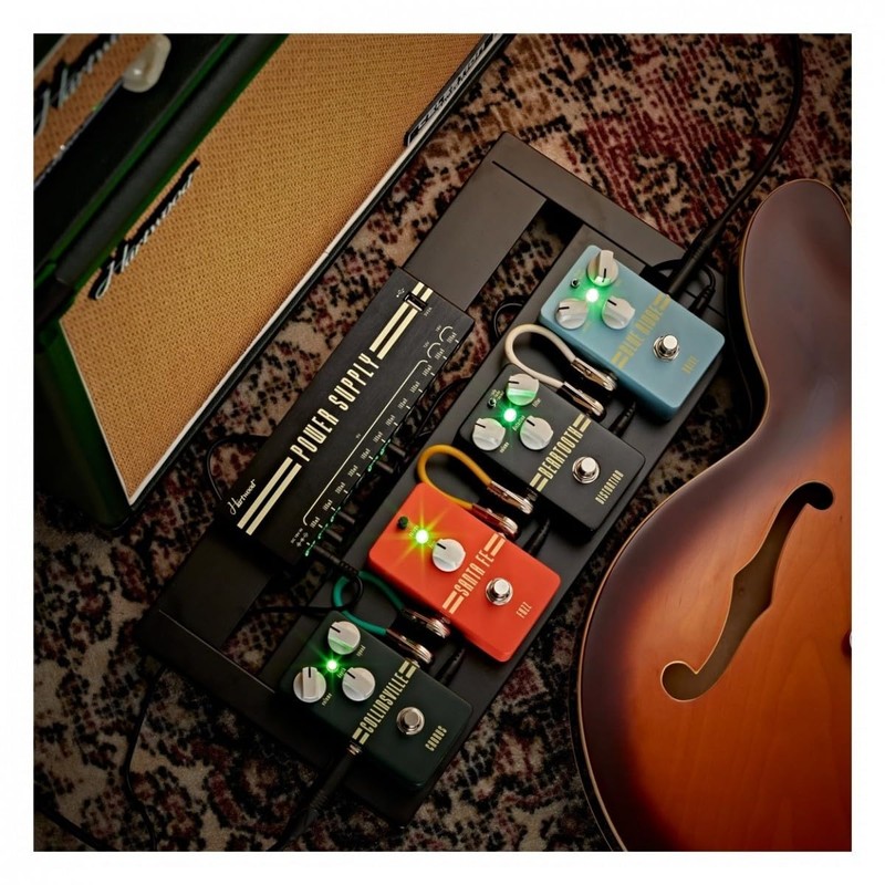 Hartwood Blues Overdrive Vintage Guitar Effect Pedal, Blue Ridge