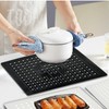 Sink Protector Mat, 2 Pcs Kitchen Sink Mat, 31 x