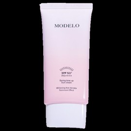 Modelo Spring Tone-up Sun Cream 50ml (SPF50+) Mineral pink sunscreen for eye irritation and white cast / 모델로 스프링 톤업 선크림 50ml(SPF50+) 무기자차 핑크선크림 눈시림 백탁현상