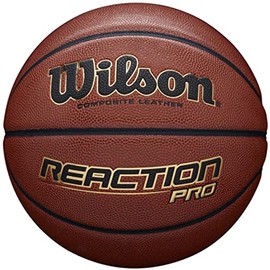 Wilson Men's Reaction Pro Basketball, Brown, 7