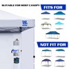 FANPAT Instant Canopy Tent SideWalls with 6 Pockets for 10x10