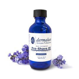 Pre-Shave Oil with LAVENDER ESSENTIAL OIL, 100% All Natural Oil for Sensitive Skin, Premium Quality for Anti-Irritation & Effortless Smooth Irritation-free. Ultra Gliding Shaving Oil (2.0 fl. oz / 60)