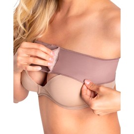 CURVEEZ Chest Brace Binder Bra - Essential Breast Reduction Recovery Supplies, Ideal Post Surgery after Breast Augmentation