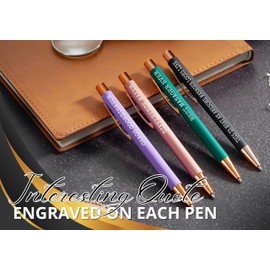 InnoBeta Manager Ballpoint Pen Set of 4 - Perfect Gifts for Boss Ladies on Birthday, Christmas, National Boss's Day, Retirement and Anniversary