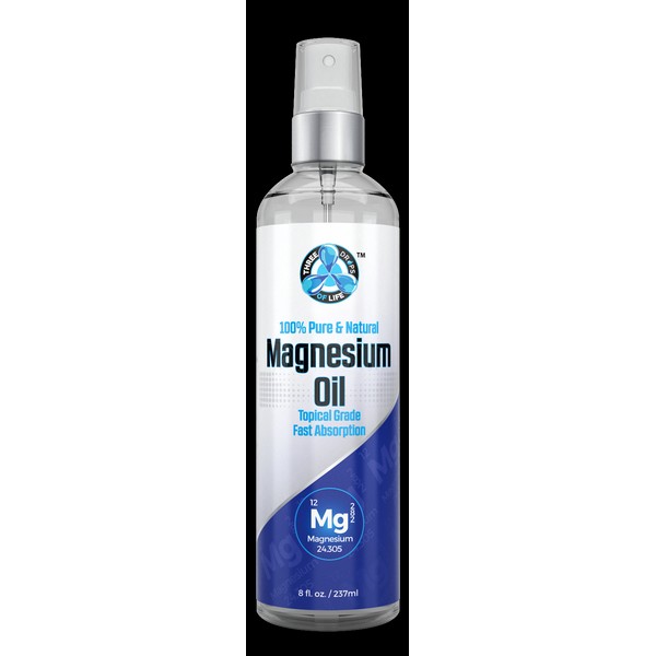 Magnesium Oil Spray, All Natural from the Zechstein Seabed - 8 oz
