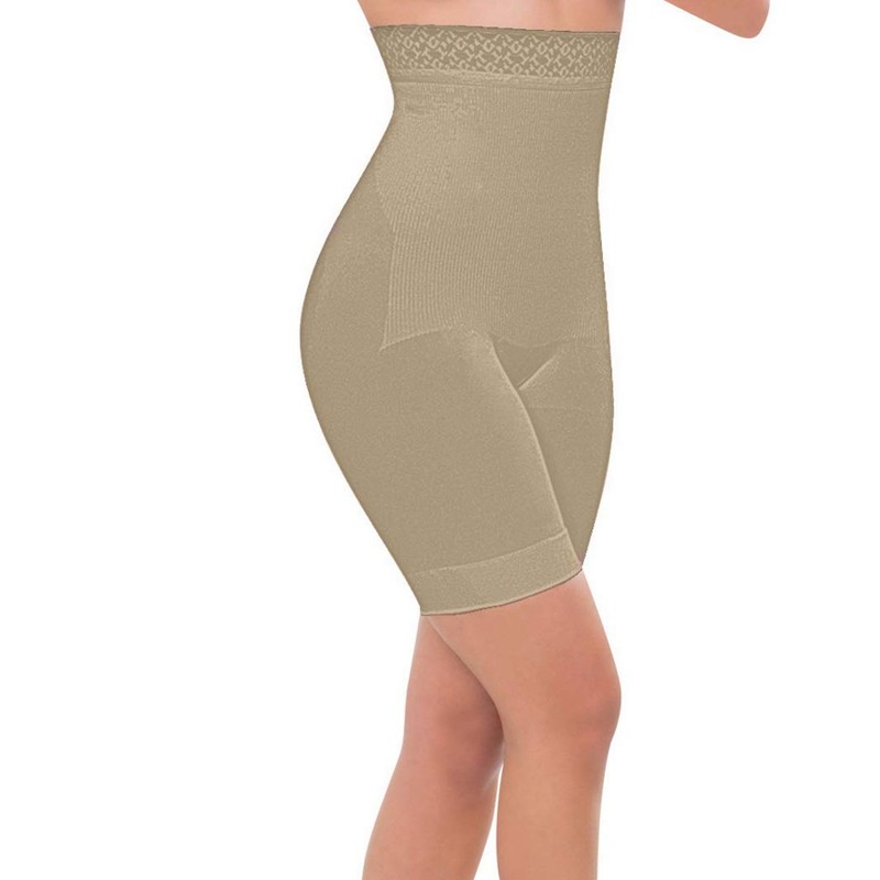 Body Siluette Faja Body Boxer con Banda, Alto Control, Modelo