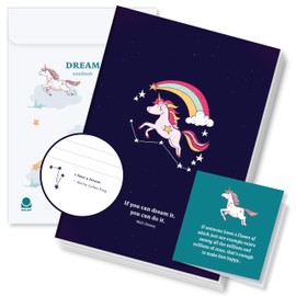 Holam Inspirational Journaling Notebook Aesthetic - A5 Small Journal for Kids | Cute Notebook for Writing, Drawing, Doodling Note-taking and More | 8.3"x5.8" | Dream Model