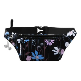 HUA ANGEL Fanny Pack for Women & Men - Crossbody Waist Bag Lightweight Belt Bum Bag for Sports, Travel, Hiking, Everyday Use