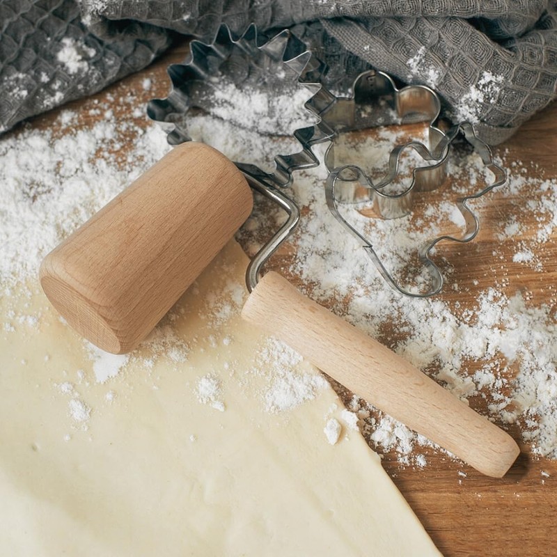 Hofmeister® Rolling Pin Made ofBeech Wood, Rolling Dough Quickly And