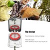 Multifunctional Card Compass Portable Map Directional Compass Outdoor Adventure Equipment