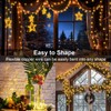 2 Pack Christmas Fairy Lights Battery Operated, Total 66Ft 200