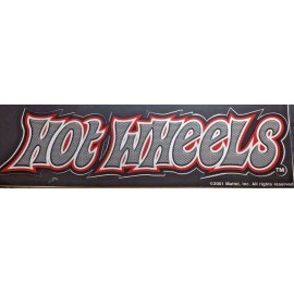 Mattel Vintage HOT WHEELS  2001 Mattel 17 inch x 4 inch Vinyl Decal