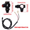 PLAXNS 7/8" 22mm Handlebar 2 Wire Tether Kill Switch Replacement
