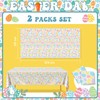 BFB Easter Egg Tablecloths Disposable 54 x 108 Inch Party