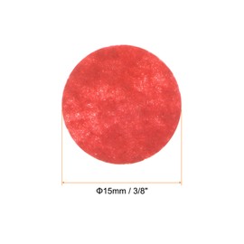 HARFINGTON 300pcs Round Felt Circles, 15mm 5/8" Pre Cut Felt Craft Pads Non-Woven Mini Felt Fabric Circles for DIY Sewing Handcraft Cut Projects Craft Finishing, Mixed Color