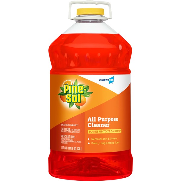 CloroxPro Pine-Sol All Purpose Cleaner, Orange Energy, 144 Fl Oz (Package May Vary)