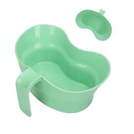 Cuenca de Cuidado Oral en Forma de Riñón Grande, Bandeja de Cepillo de Dientes Portátil con para Pacientes en Cama, Ancianos o Individuos Enfermos, In