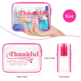 Thank You Gifts for Women Makeup Bag Inspirational Appreciation Gifts for Coworkers Leader Boss Lady Cosmetic Bag Christmas Gifts Birthday Valentines Boss Gifts Farewell Retirement for Teacher Nurse
