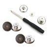 GIYOMI 20mm No Sewing Jeans Buttons Replacement Kit with Metal