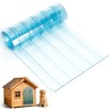 15.7 in x 4.9 ft Dog Door Replacement Flaps, Transparent