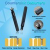 DKIBBITH 13-Piece Deburring Tool Set with 2 Countersinks & 11