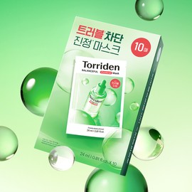 Torridon [Calm PDRN] Toriden Balanceful Cica Control Mask (10 sheets) / [진정PDRN] 토리든 밸런스풀 시카 컨트롤 마스크 (10매)