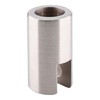 CRL Brushed Nickel Support Bar Bracket for 3/8" to 1/2"