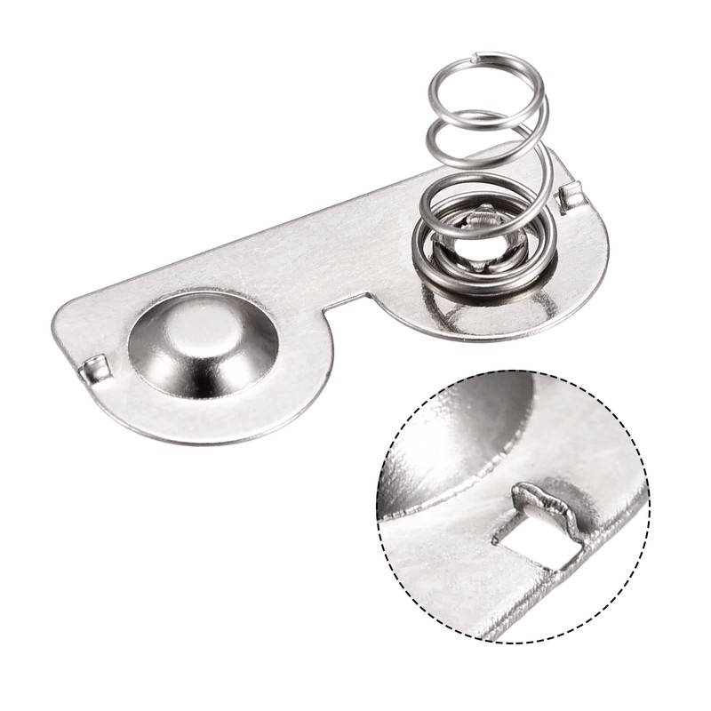 MECCANIXITY Battery Spring Plate AA Battery Spring Contact Nickel Plate