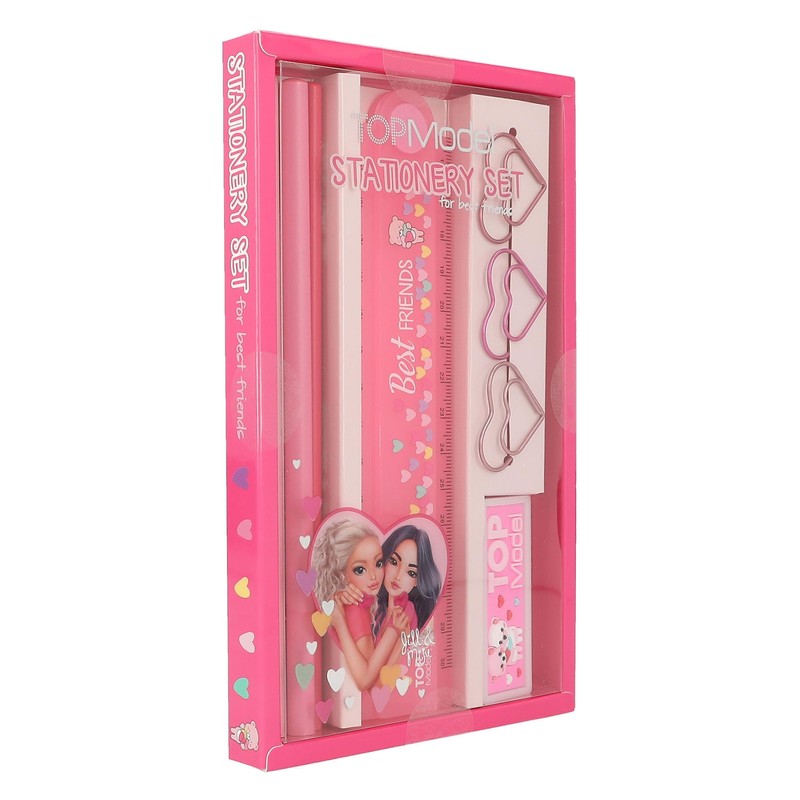 Depesche TOPModel 12857 Stationery Set in Pink with Model Motif