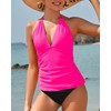 Yonique - Traje de baño de dos piezas para mujer,