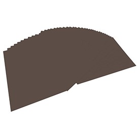 folia 6470 Coloured Paper Dark Brown DIN A4 130 g/m² 100 Sheets for Crafts and Creative Design of Cards, Window Pictures and for Scrapbooking
